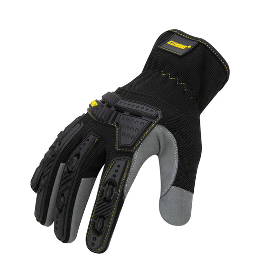 Impact Speedcuff Gloves in Black and Gray