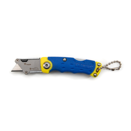 Mini Folding Lock Back Utility Knife with Disposable Razor Blade