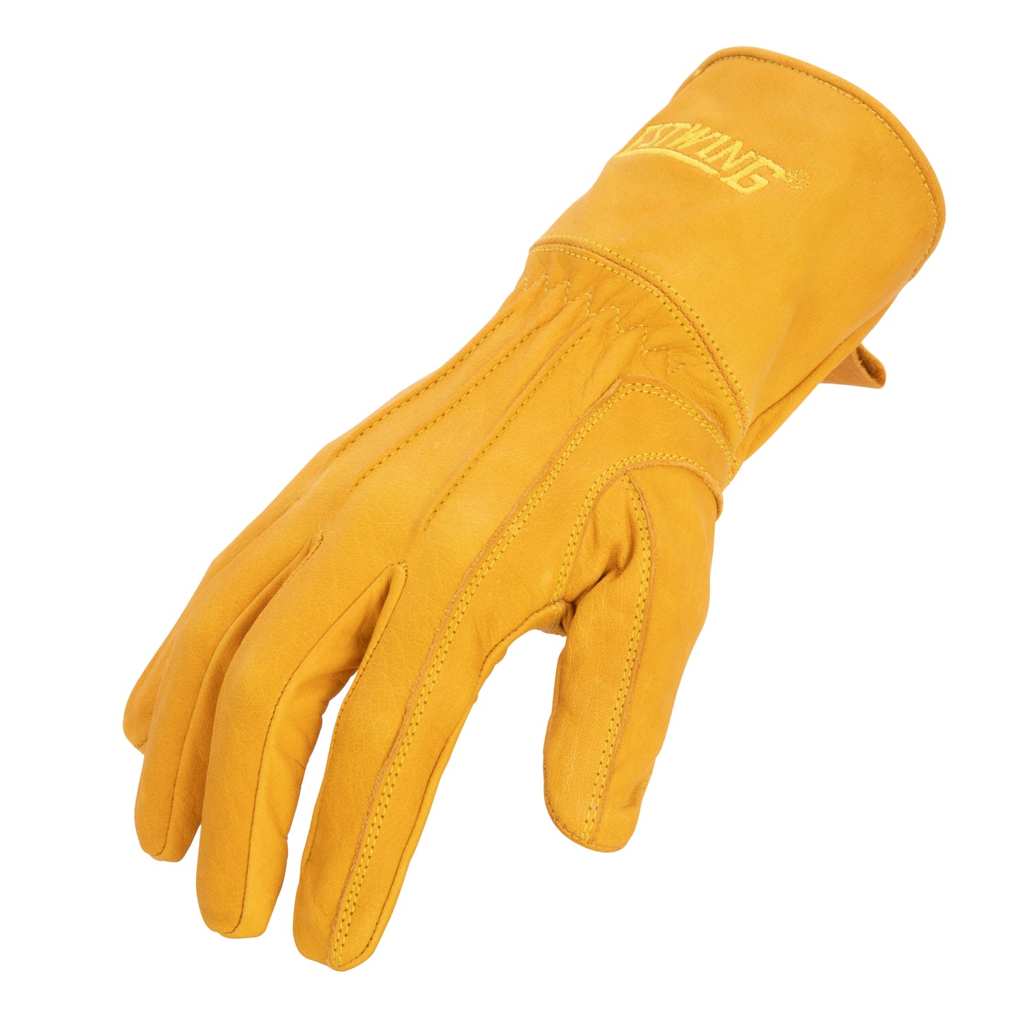 Classic Leather Driver Work Glove in Russet Brown