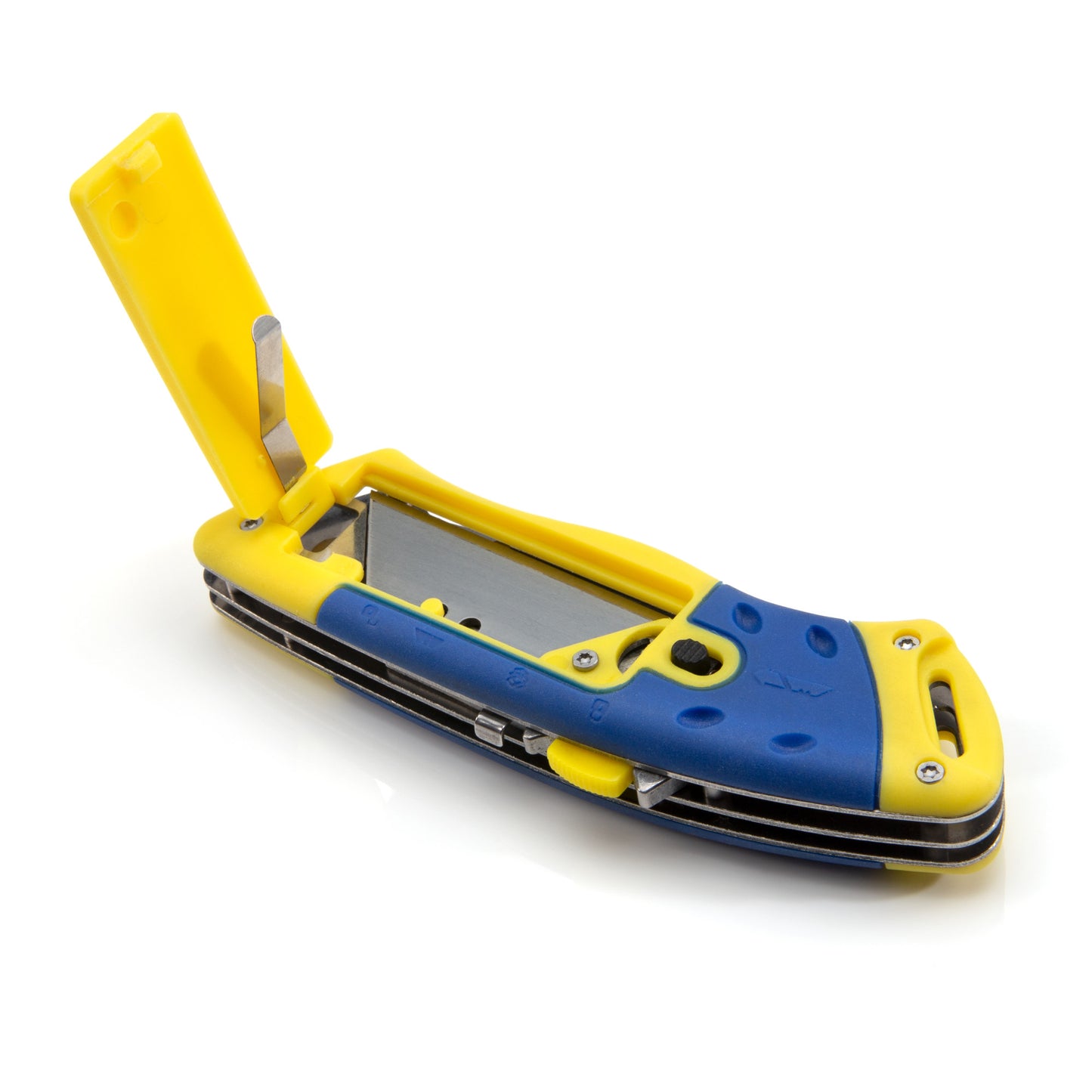 2-In-1 Folding Painter's Tool with Retractable Utility Knife