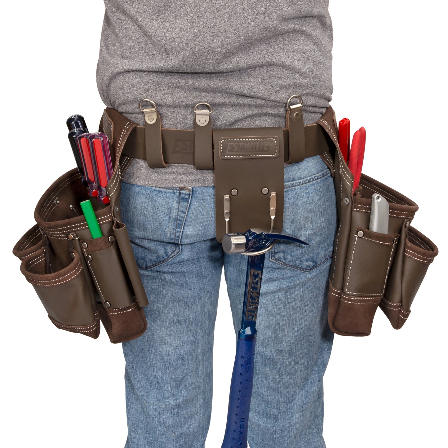 14 Pocket Leather Framer's Set