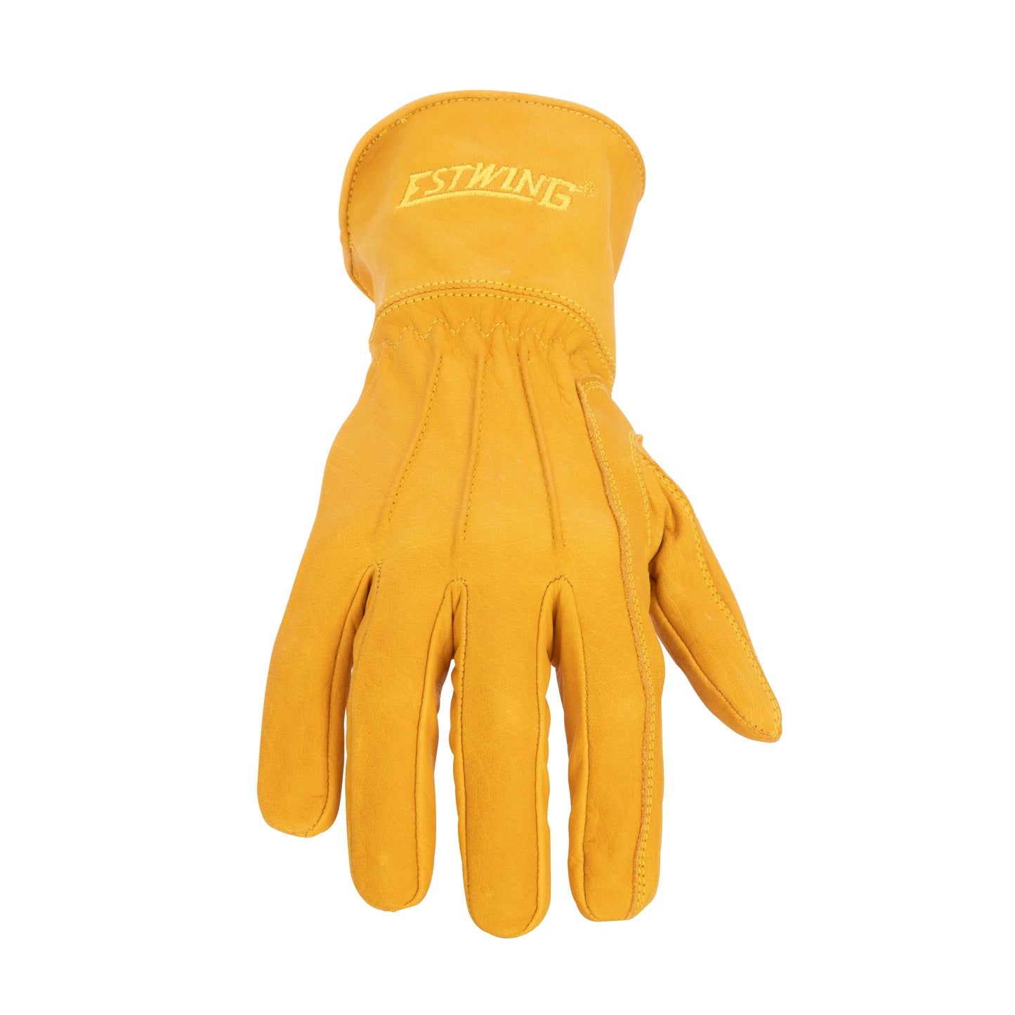 Classic Leather Driver Work Glove in Russet Brown