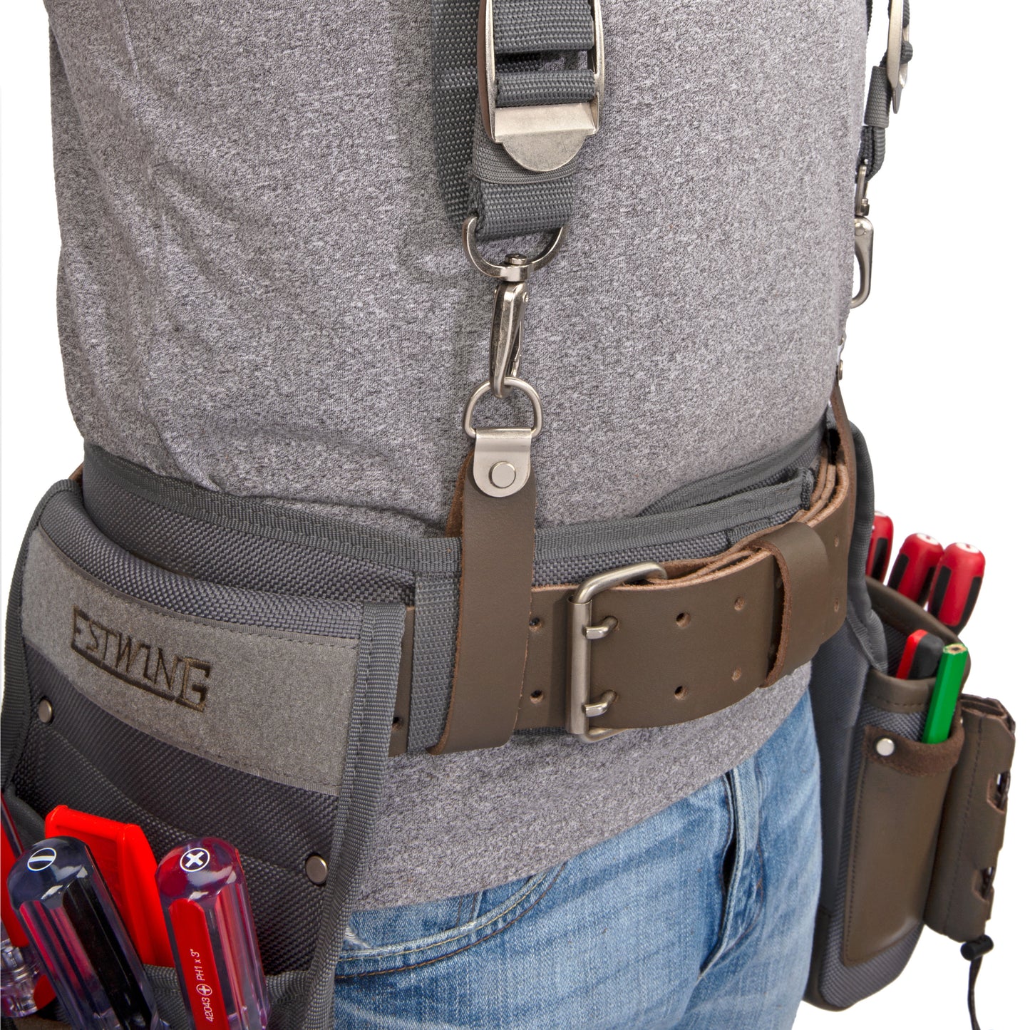 3.5-Inch Padded Leather Work Belt