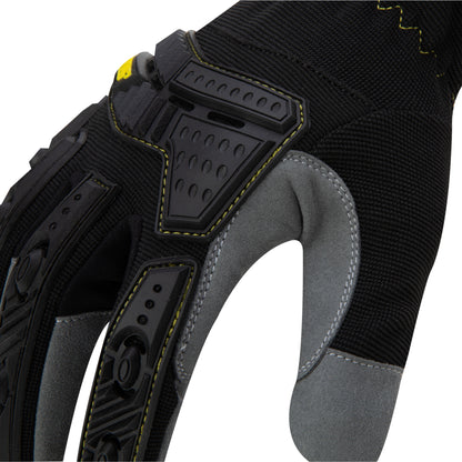 Impact Speedcuff Gloves in Black and Gray