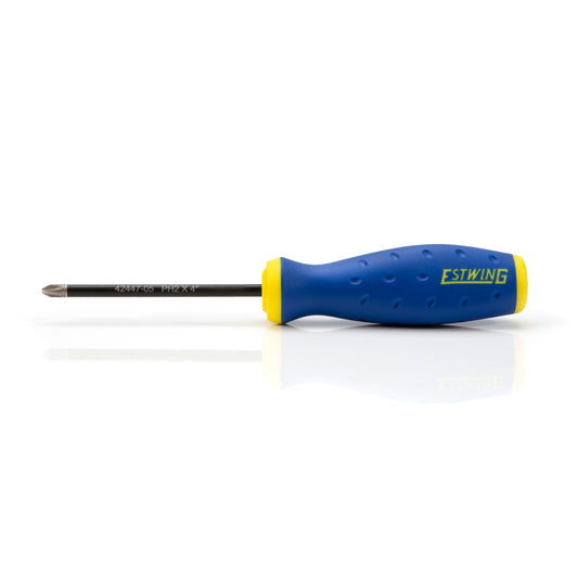 PH2 x 4-Inch Philips Magnetic Diamond Tip Screwdriver with Ergonomic Handle