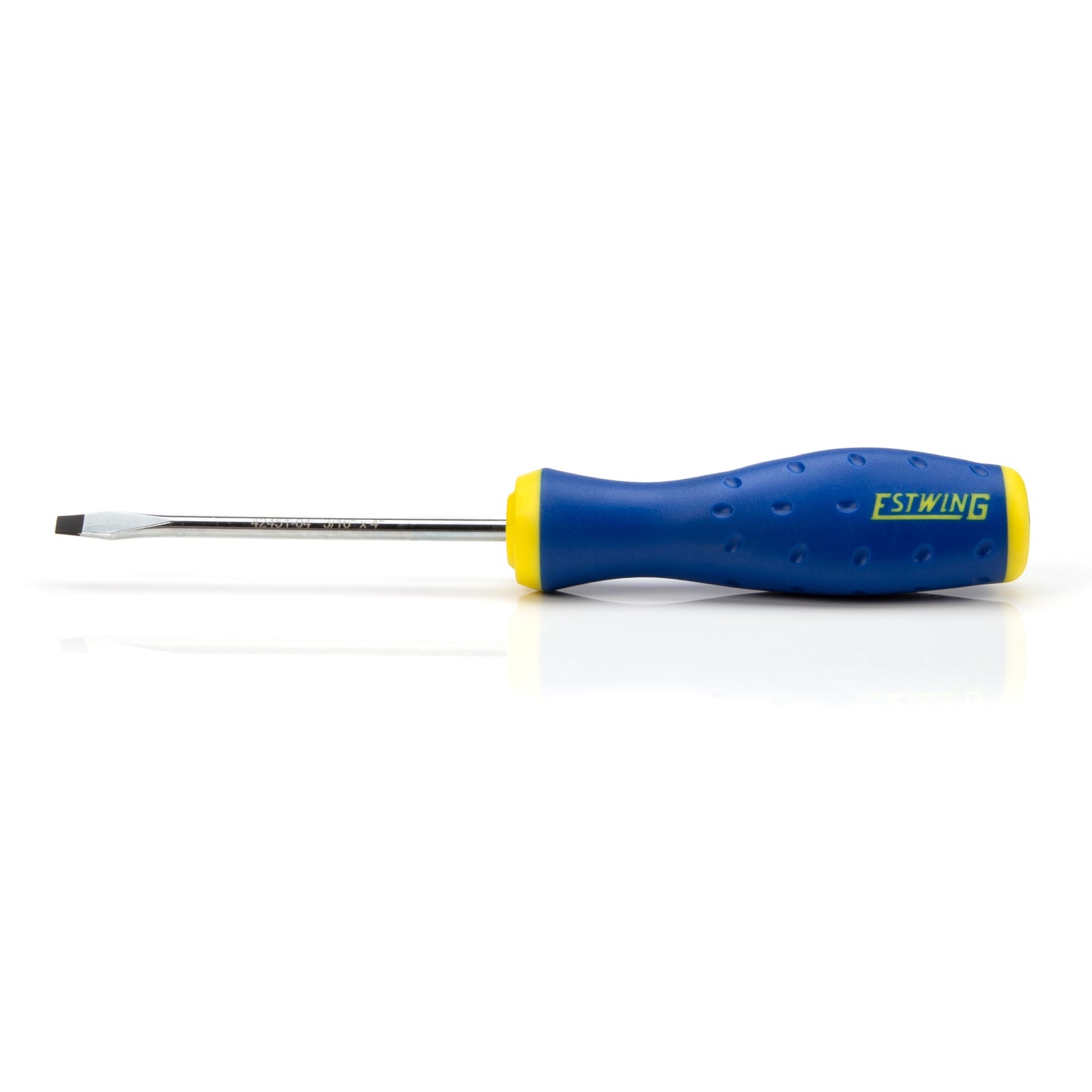 3/16-Inch x 4-Inch Magnetic Slotted Tip Screwdriver with Ergonomic Handle
