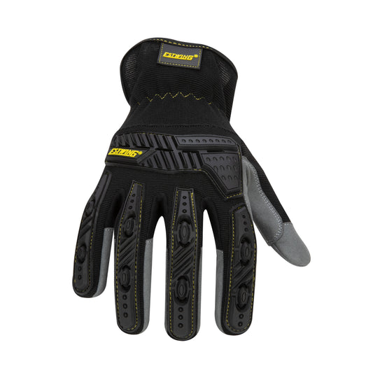 Impact Speedcuff Gloves in Black and Gray