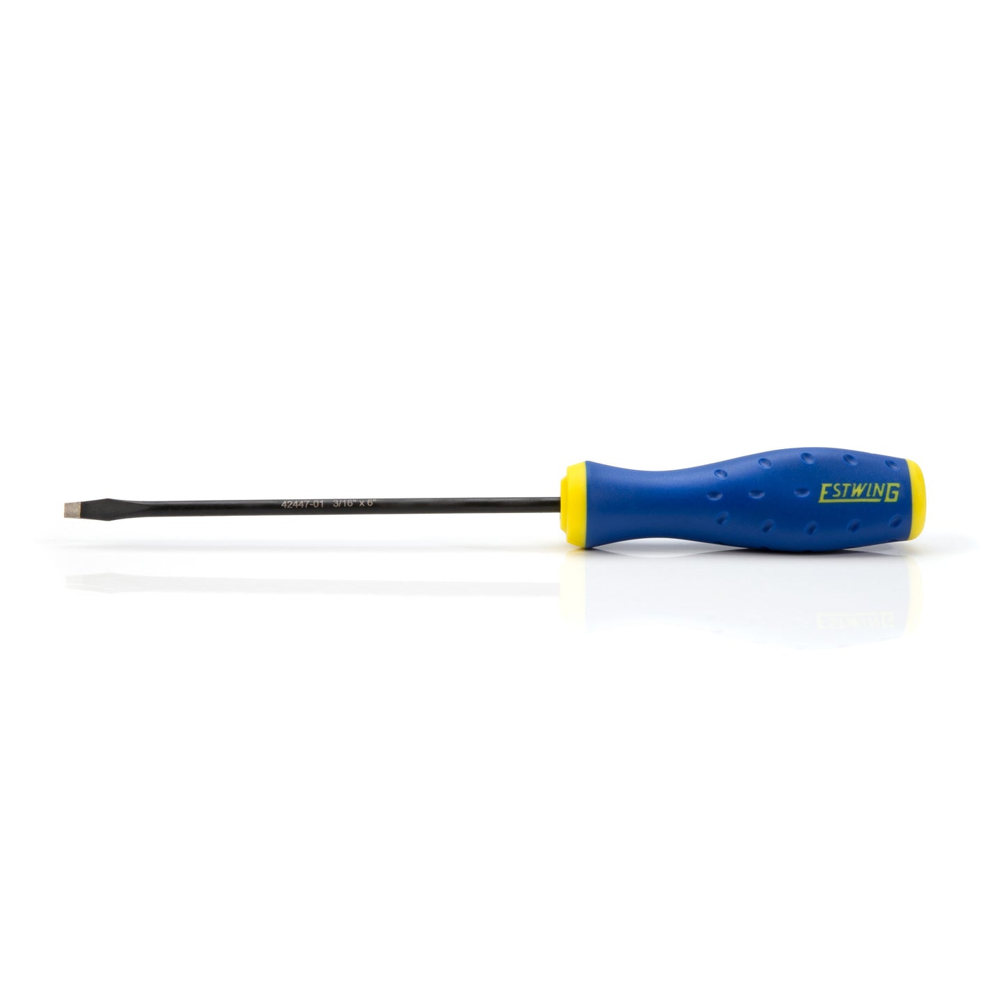3/16-Inch x 6-Inch Slotted Magnetic Diamond Tip Screwdriver with Ergonomic Handle