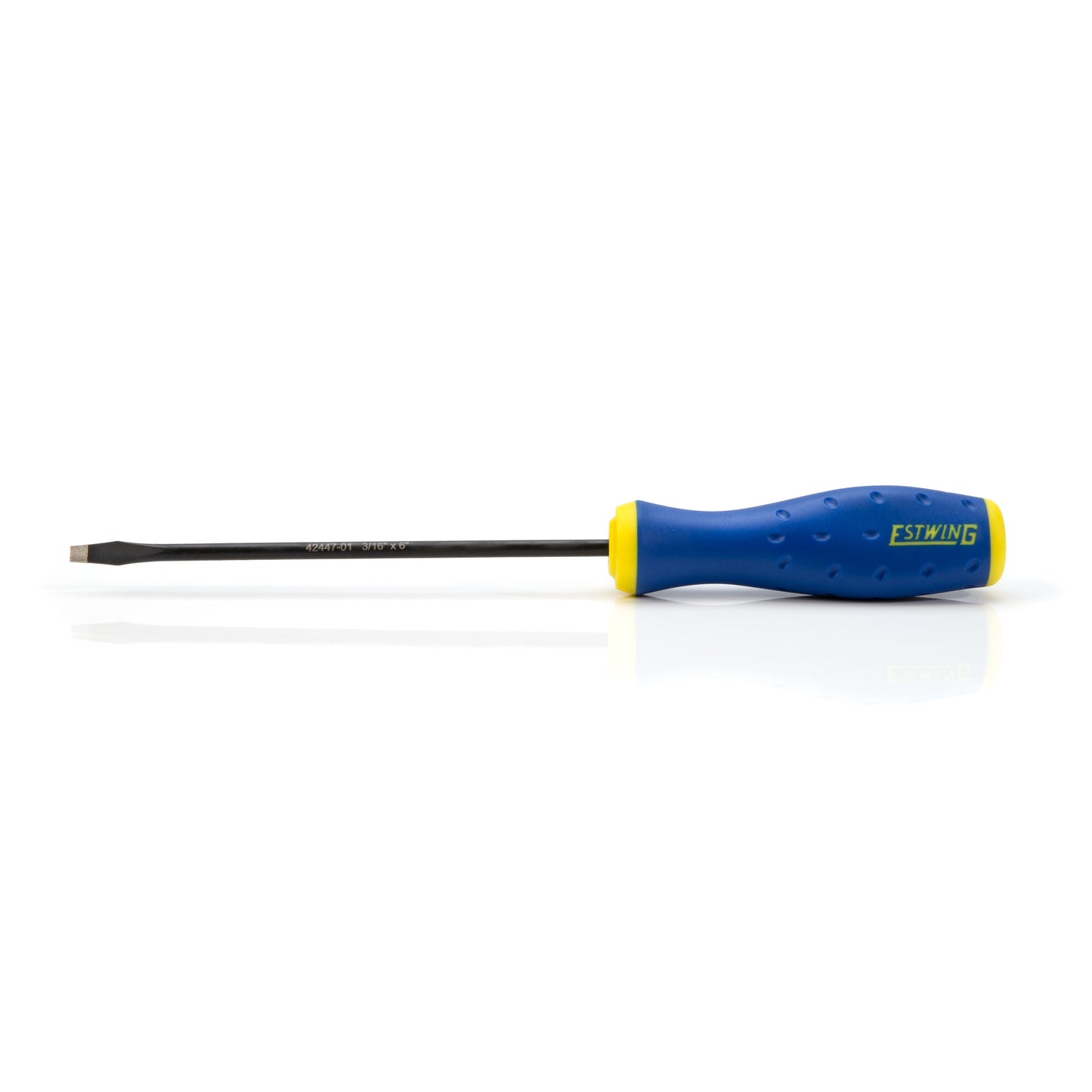 3/16-Inch x 6-Inch Slotted Magnetic Diamond Tip Screwdriver with Ergonomic Handle