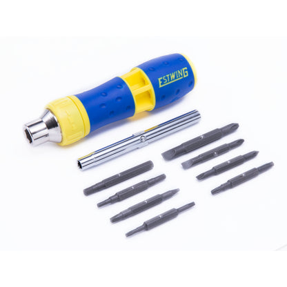 19-In-1 Reversible Ratcheting MultiTool Screwdriver Bit Set