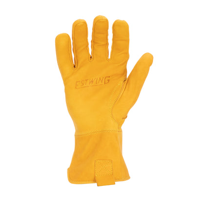 Classic Leather Driver Work Glove in Russet Brown