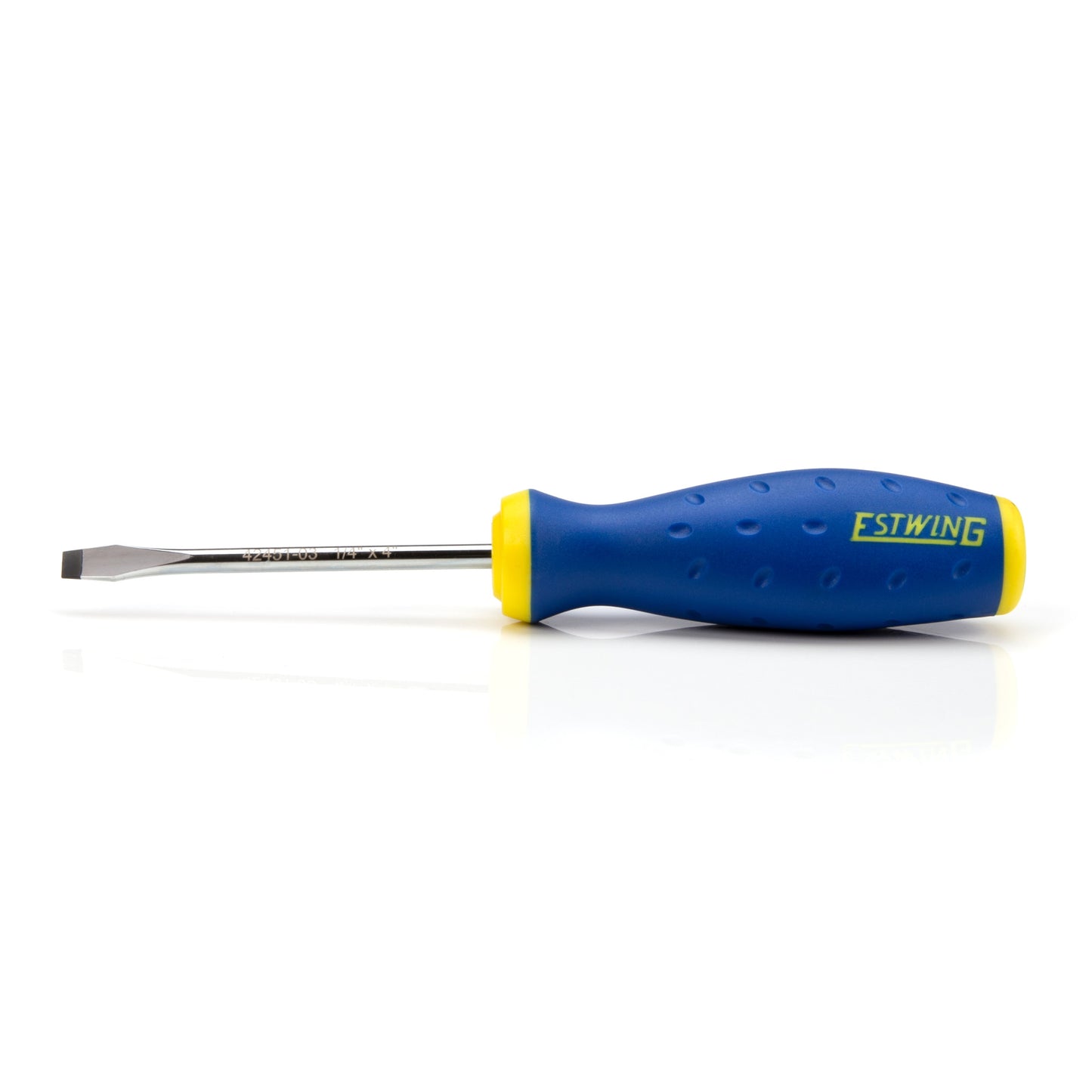 1/4-Inch x 4-Inch Magnetic Slotted Tip Screwdriver with Ergonomic Handle