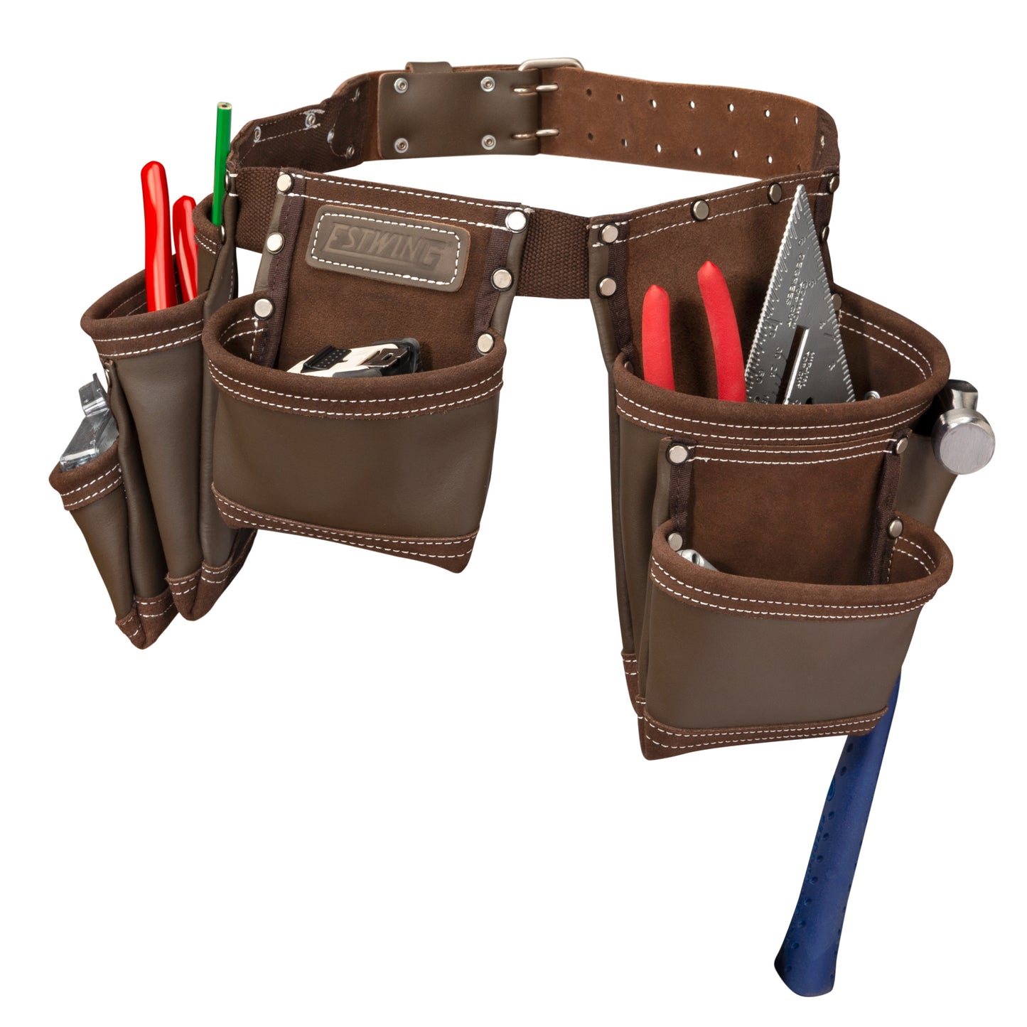 7 Pocket Leather Tool Apron