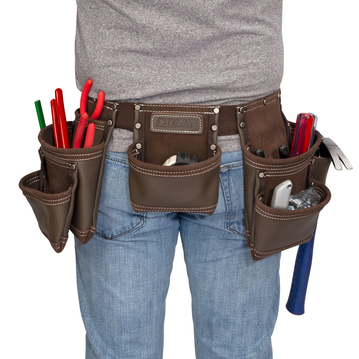 7 Pocket Leather Tool Apron