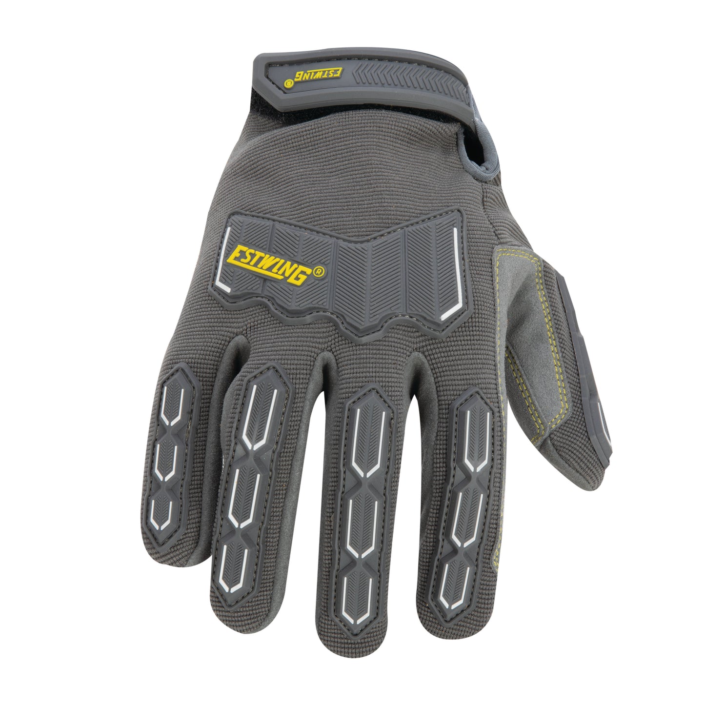 Impact Resistant Synthetic Leather Palm Work Glove with Anti-Vibration Palm