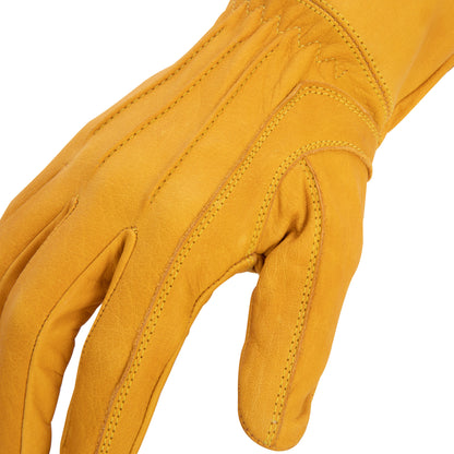 Classic Leather Driver Work Glove in Russet Brown