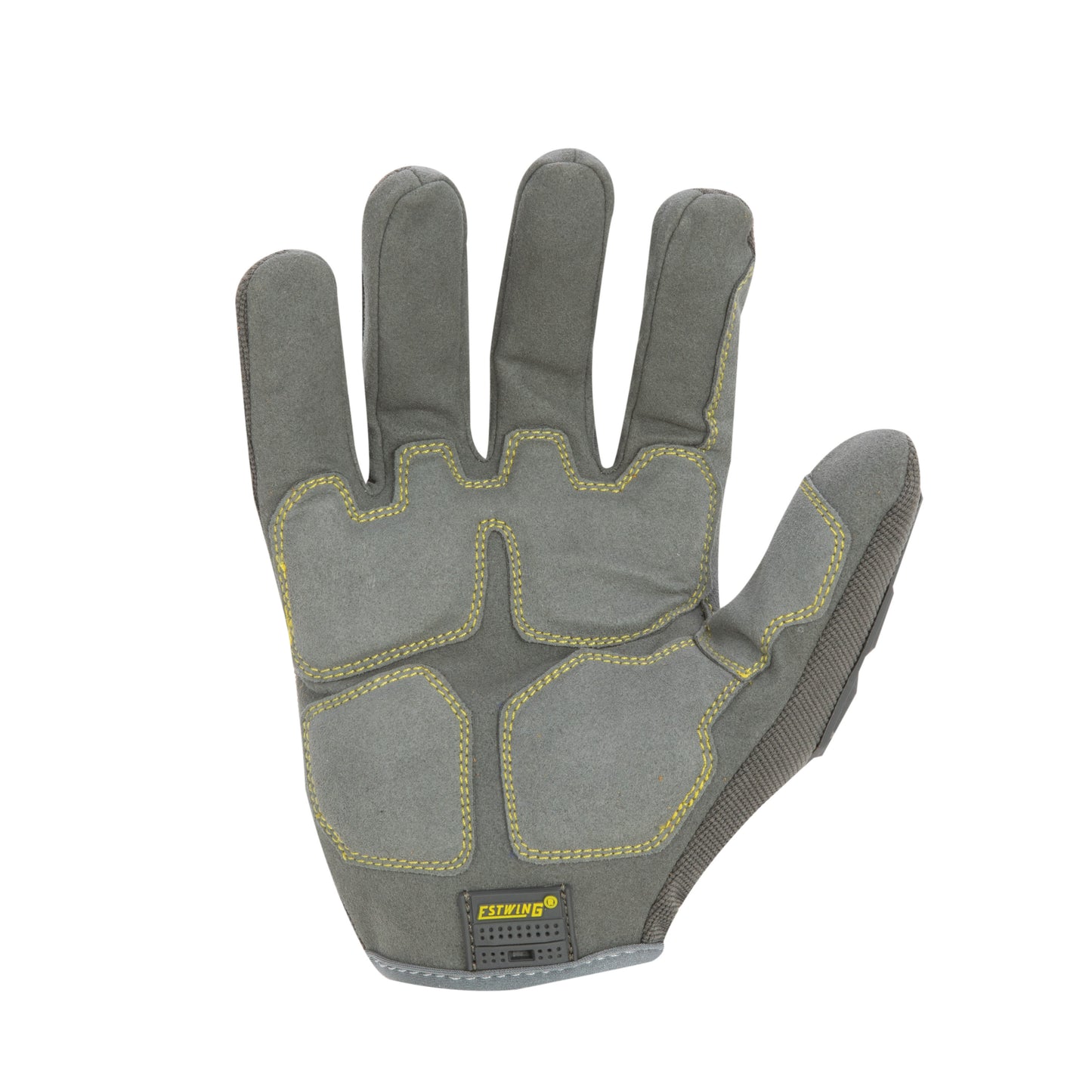 Impact Resistant Synthetic Leather Palm Work Glove with Anti-Vibration Palm