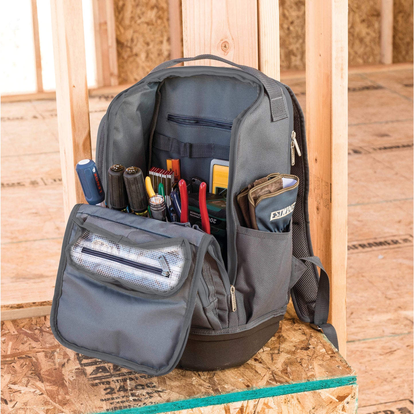 20-Inch Hard Bottom Tool Backpack