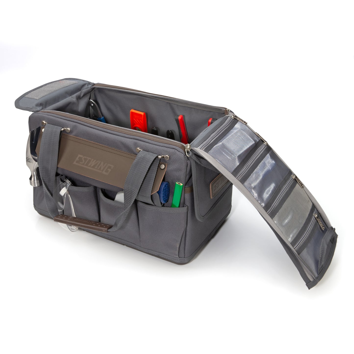 18-Compartment, 16-Inch Carpenter's Tool Bag