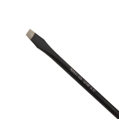 5/16-Inch x 6-Inch Slotted Magnetic Diamond Tip Screwdriver with Ergonomic Handle