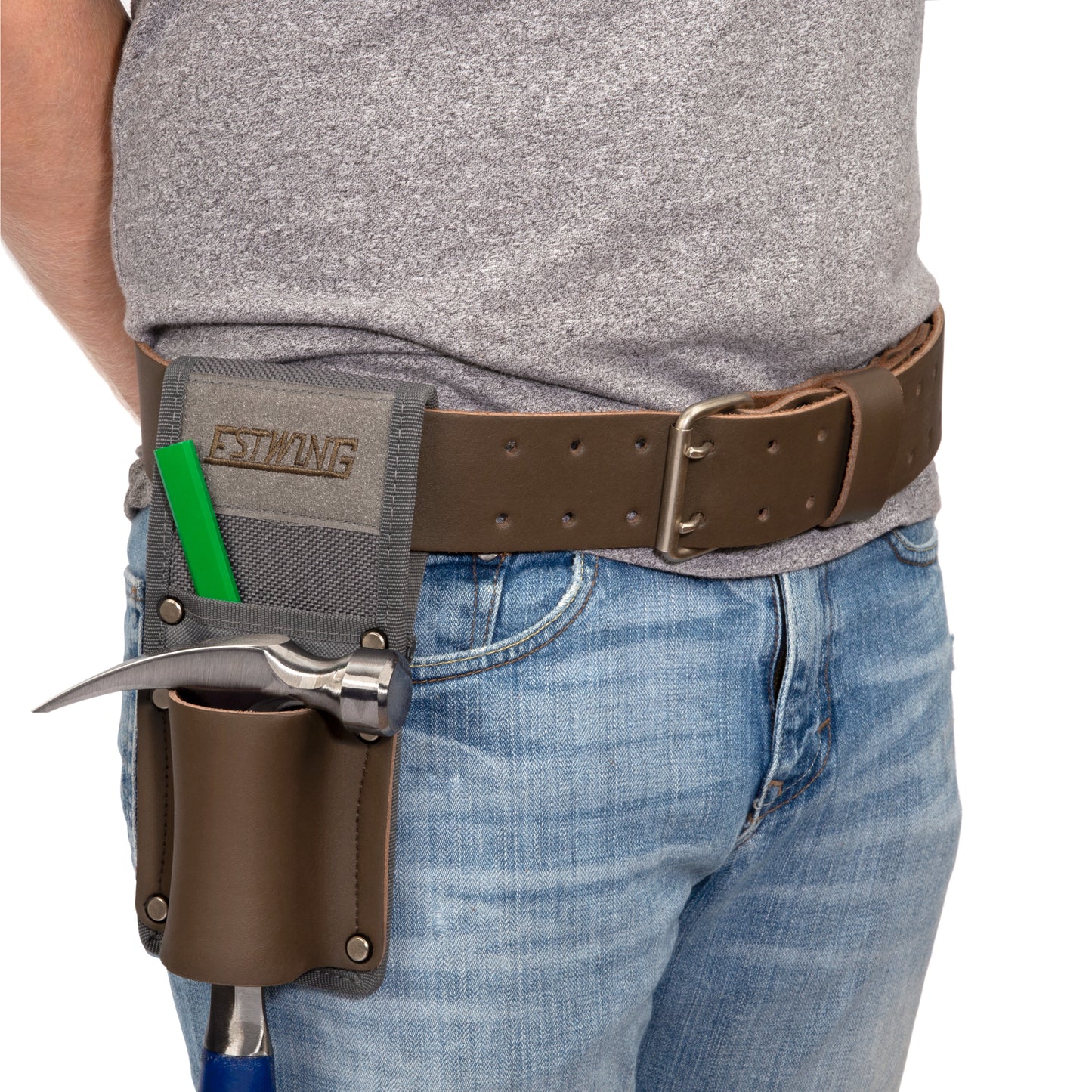 2-Inch Wide 100% Full Grain Leather Tool Belt