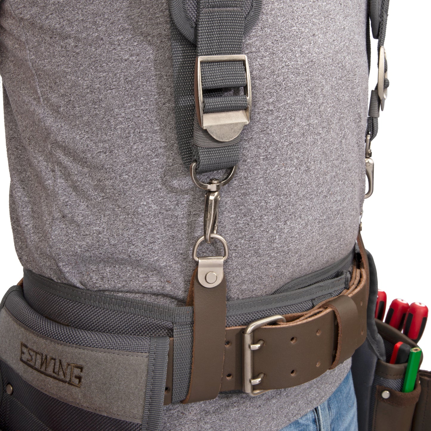 Cooling Mesh Padded Tool Belt Suspenders