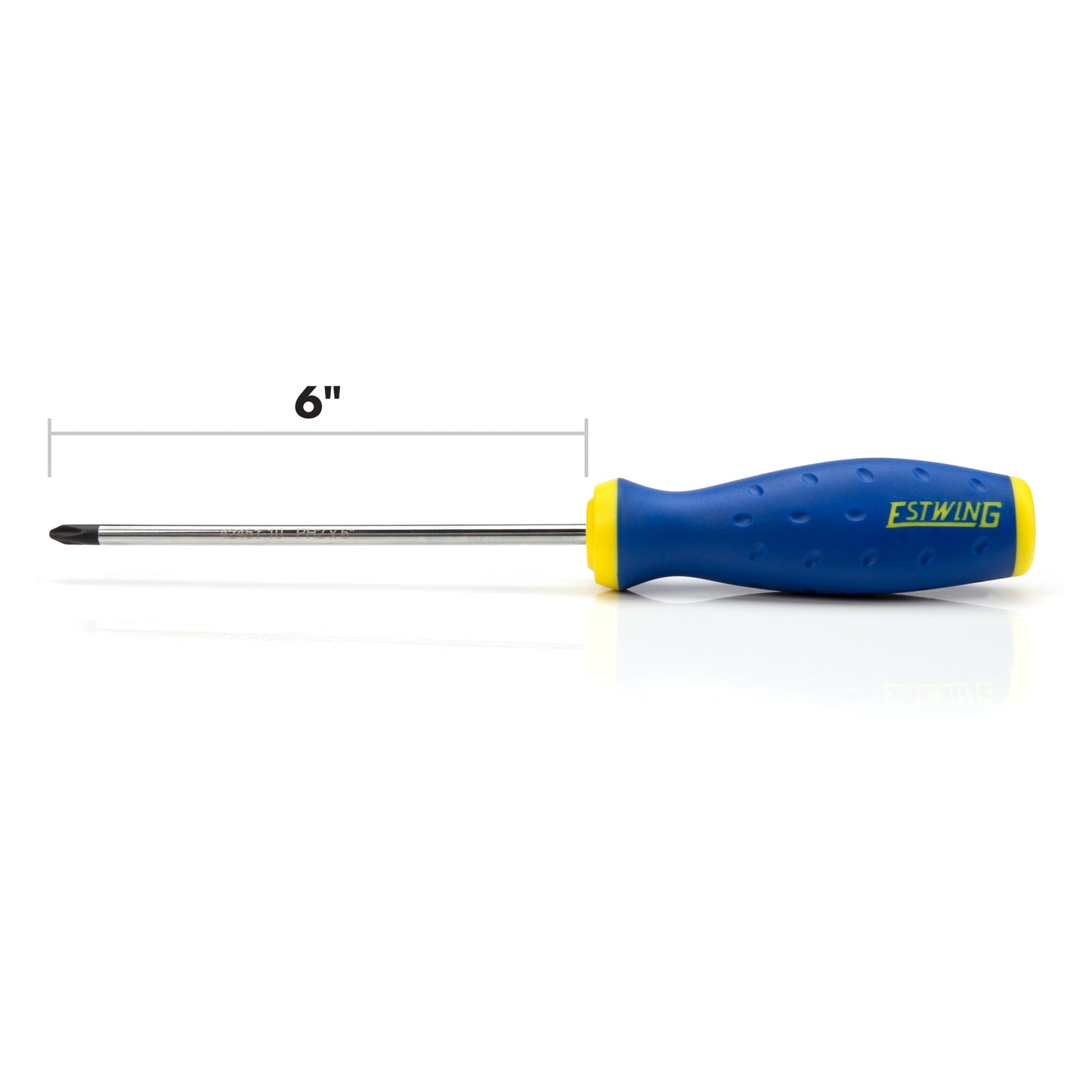 PH2 x 6-Inch Magnetic Philips Tip Screwdriver with Ergonomic Handle