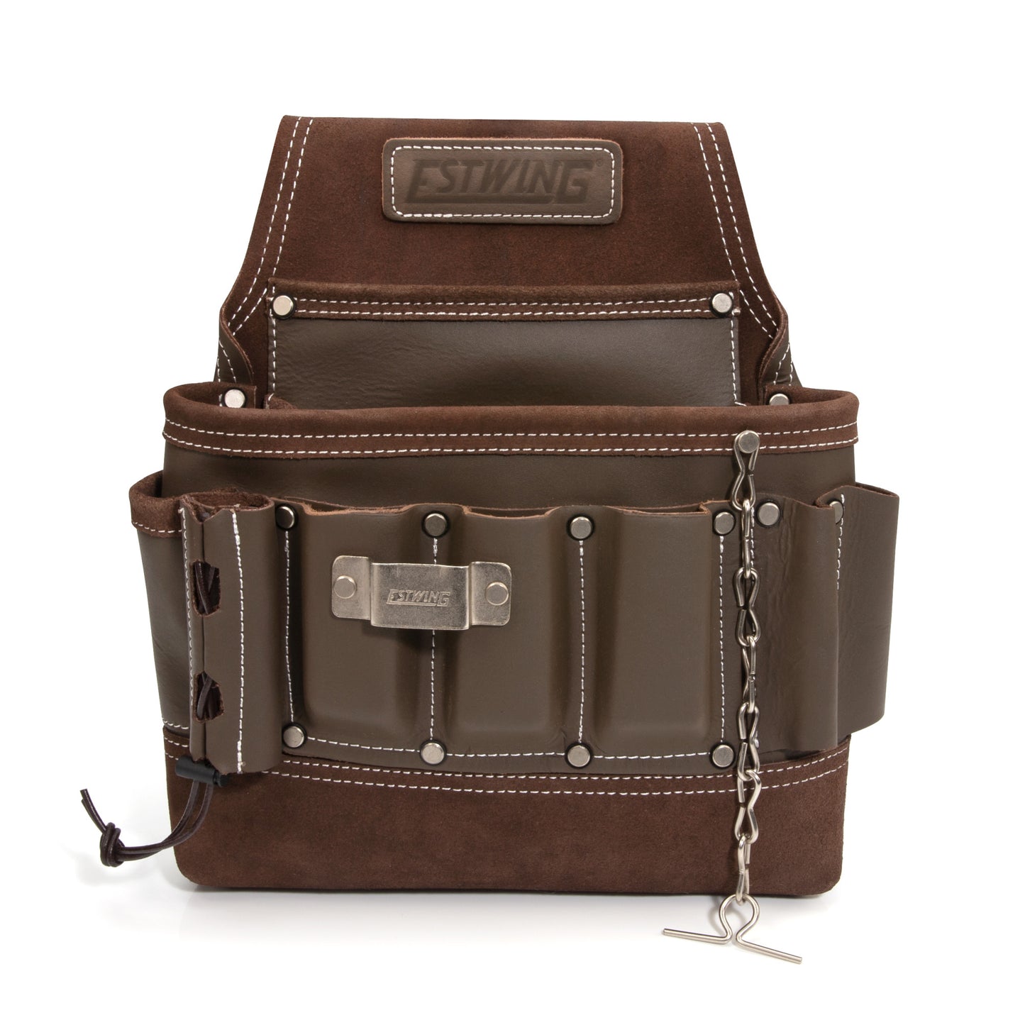 8-Pocket Leather Electrician's Tool Pouch
