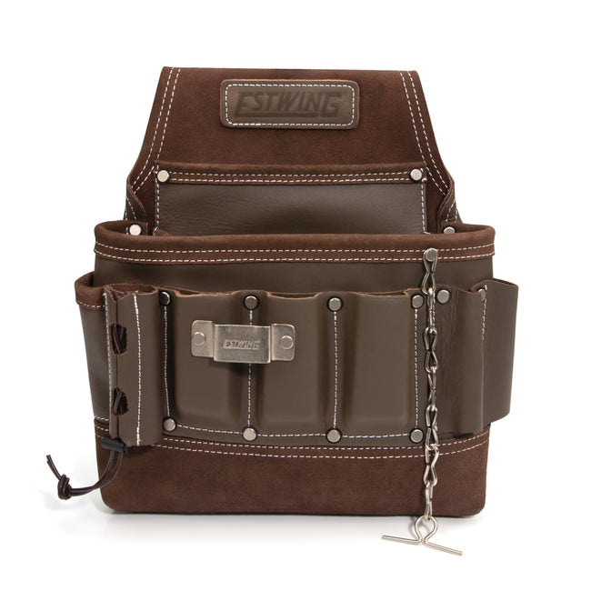 8-Pocket Leather Electrician's Tool Pouch