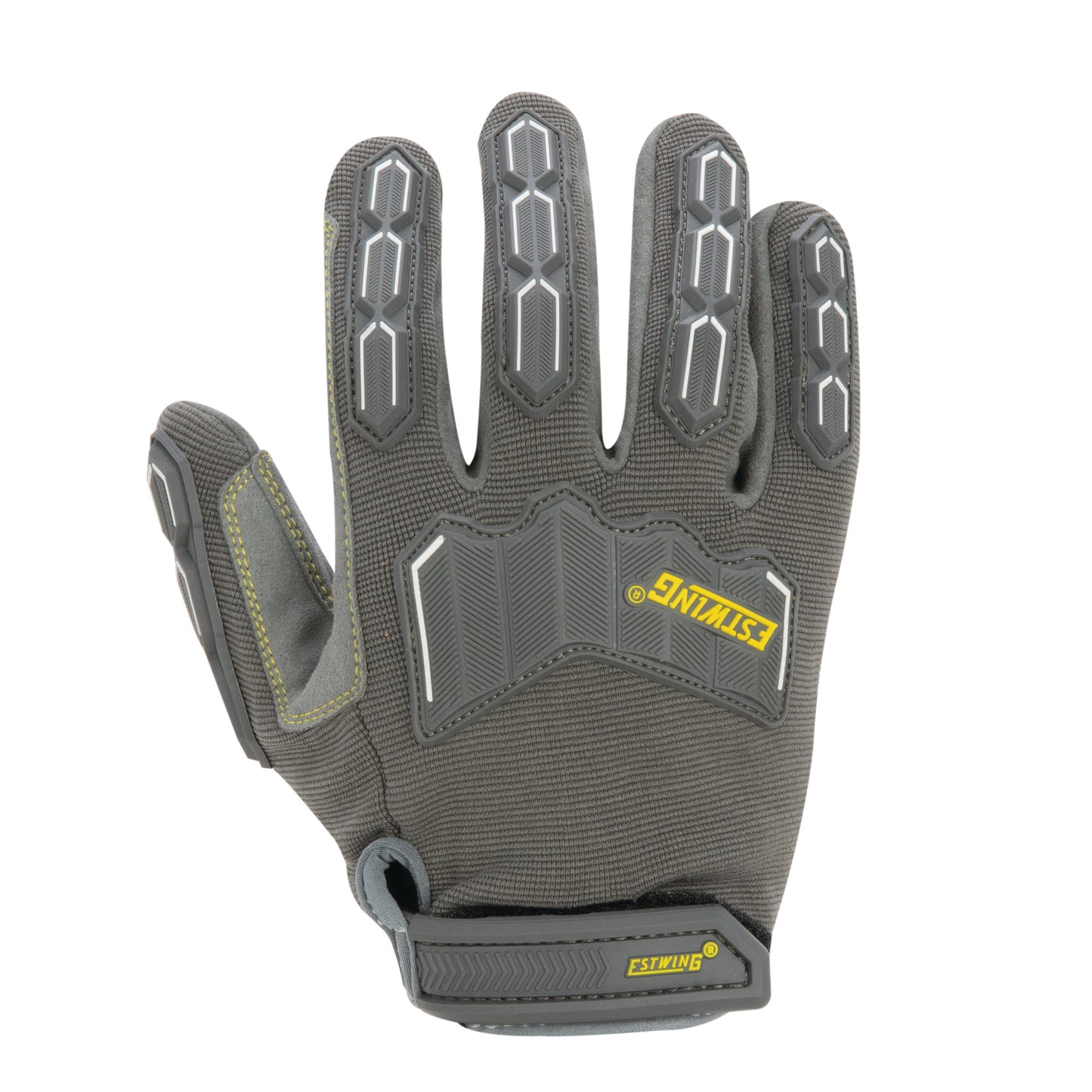 Impact Resistant Synthetic Leather Palm Work Glove with Anti-Vibration Palm