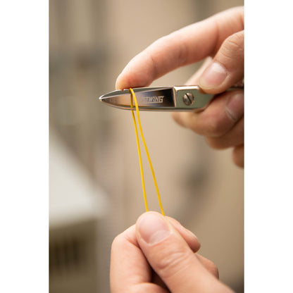 Serrated Blade Cable Splicing Scissors and Sheepsfoot Cable Splicing Knife Combo Set with Leather Belt Sheath