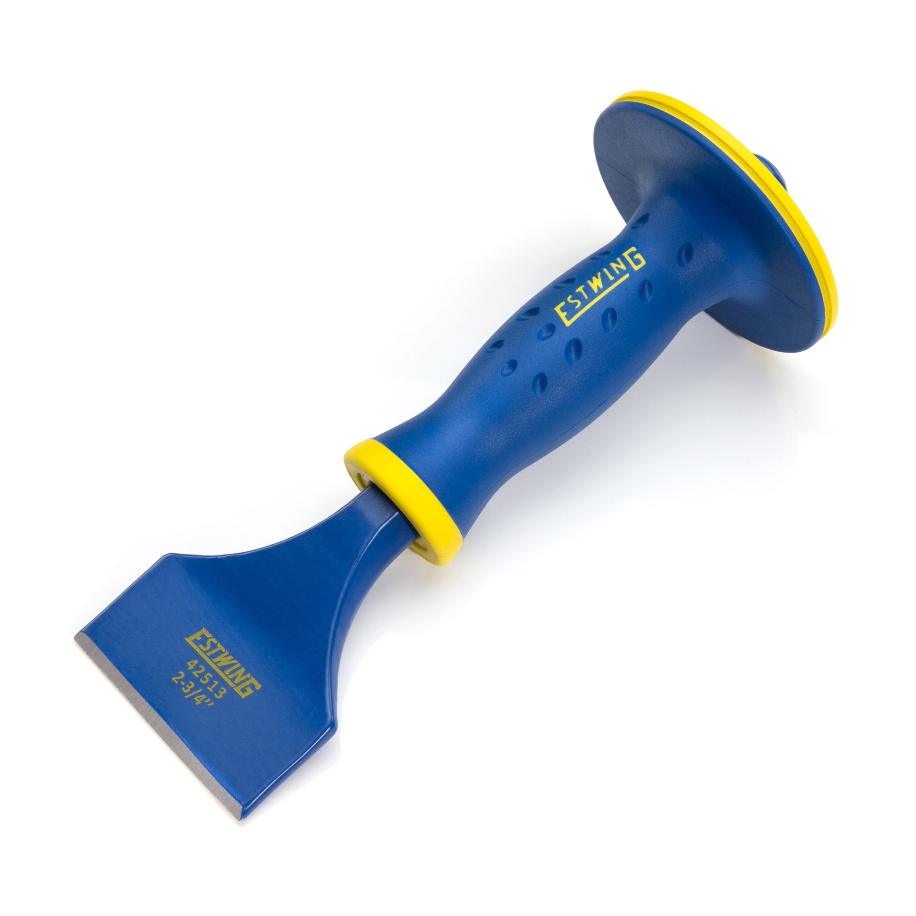 Estwing 2-3/4-Inch Electrician Chisel With Protective Hand Guard Grip ...
