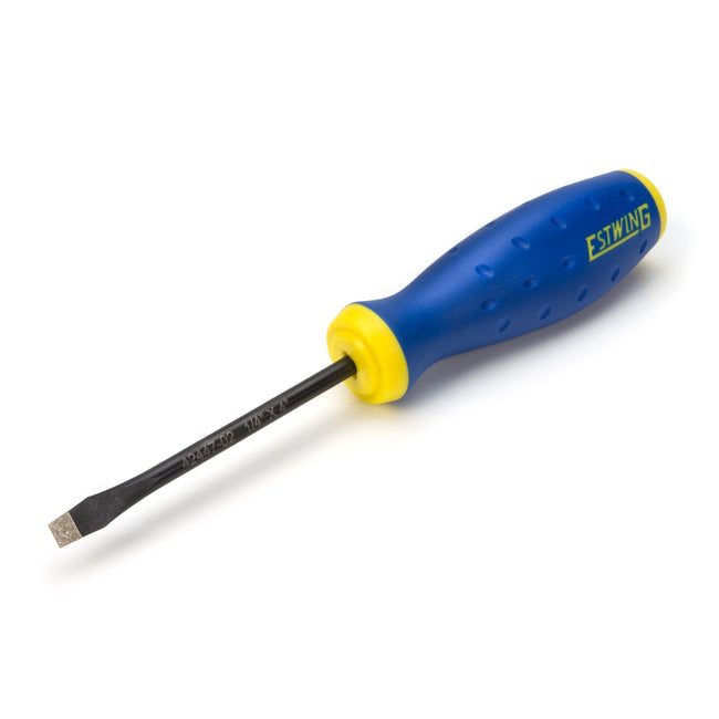 1/4-Inch x 6-Inch Slotted Magnetic Diamond Tip Screwdriver with Ergonomic Handle